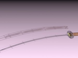 katana Model 3D