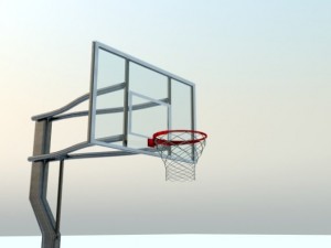 basketball field Modèle 3D