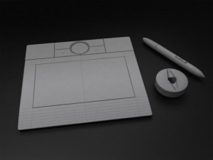 graphic tablet Model 3D