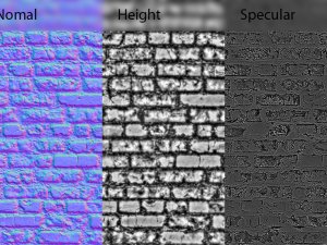 yelowred brick wall CG Текстуры