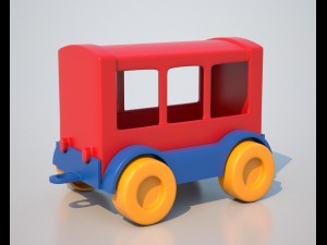 carriage toy 3D मॉडल