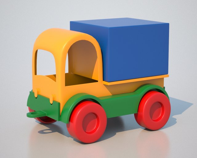 fridge car Modello 3D .c4d .max .obj .3ds .fbx .stl .blend 