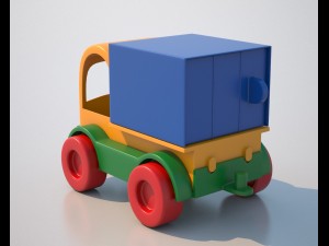 fridge car Modello 3D