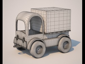 fridge car Modello 3D