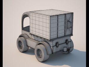 fridge car Modello 3D