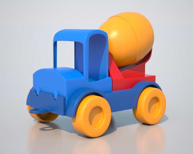 mixer car Modèle 3D .c4d .max .obj .3ds .fbx .stl .blend 