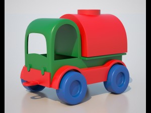 watertank car Model 3D