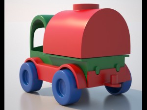 watertank car Modèle 3D