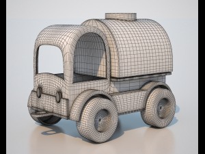 watertank car Modèle 3D