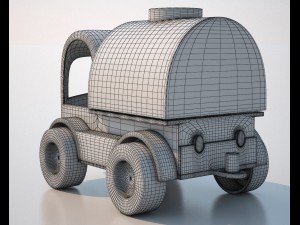 watertank car Modèle 3D