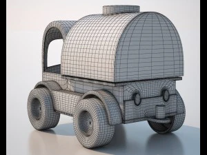 watertank car 3D Model