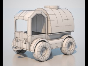 watertank car Modèle 3D