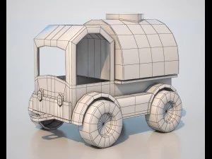 watertank car 3D Model