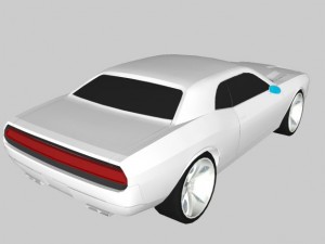 3d dodge challenger 3D Model