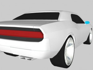 3d dodge challenger 3D Model