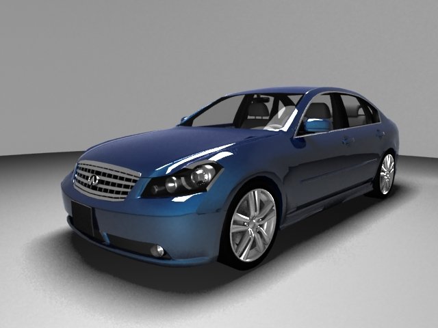infiniti m35x 3D Model .c4d .max .obj .3ds .fbx .stl .blend 
