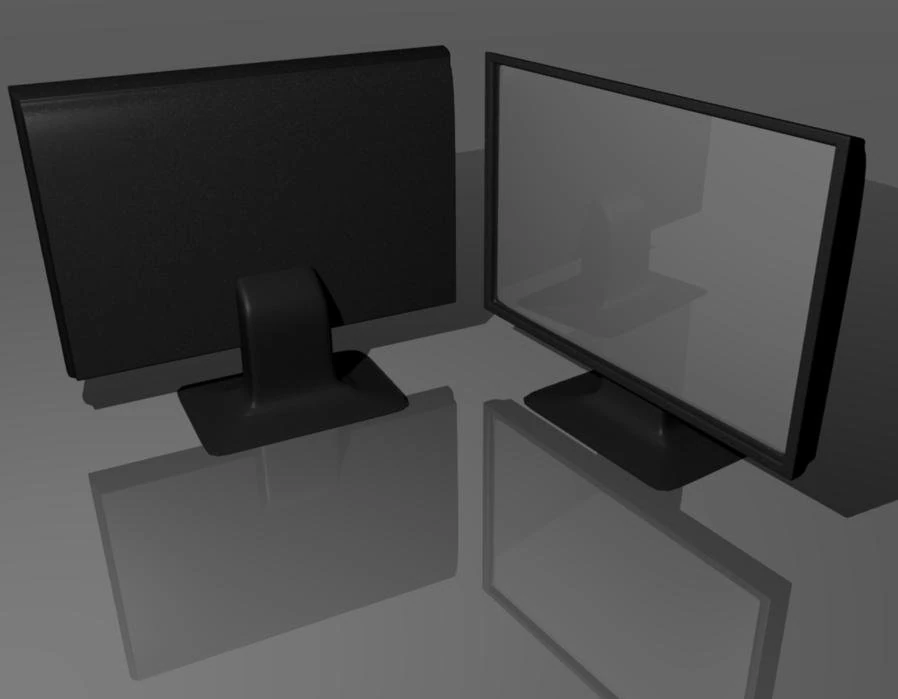 lcd display 3D Model .c4d .max .obj .3ds .fbx .stl .blend