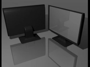 液晶显示屏 3D 模型