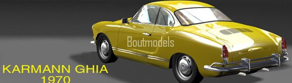 karmann ghia 1970 3D Model .c4d .max .obj .3ds .fbx .stl .blend 