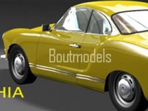 karmann ghia 1970 Model 3D