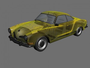 karmann ghia 1970 3D Model