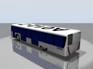 airportshuttlebus Modelo 3D