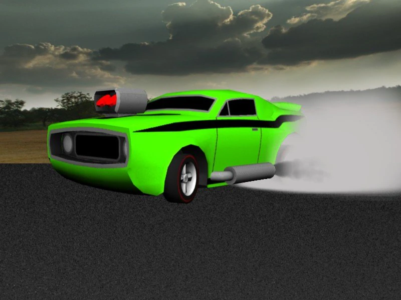 toy musclecar 3D Model .c4d .max .obj .3ds .fbx .stl .blend