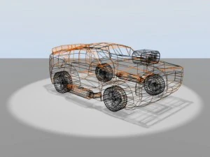 toy musclecar 3D Model