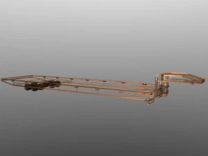 rolltrailer Modello 3D