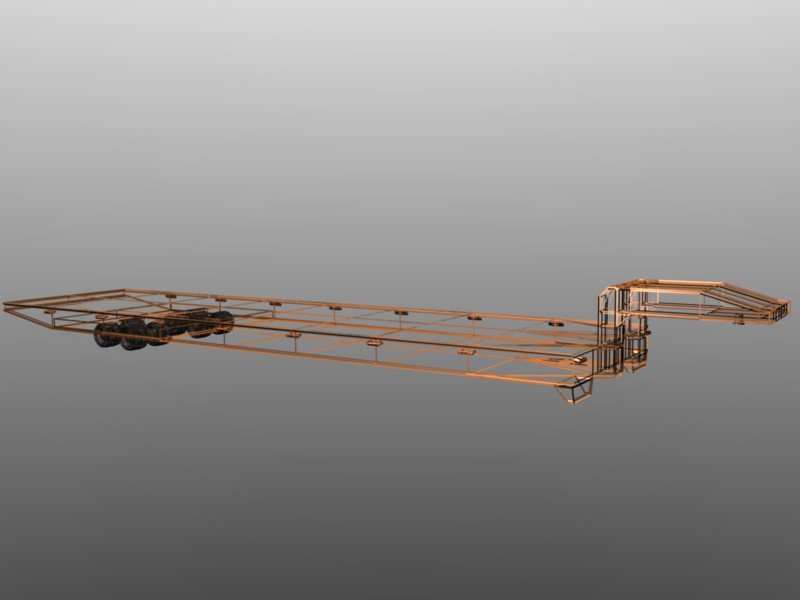 Телега 3 DS Max