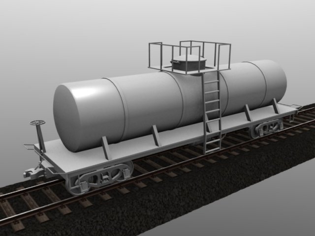 tankcar 3D 모델 .c4d .max .obj .3ds .fbx .stl .blend 