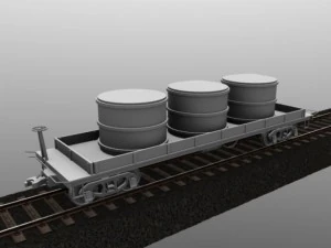 acqua del carro cisterna Modello 3D