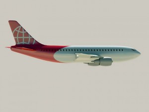 airbus a321 3D-Modell