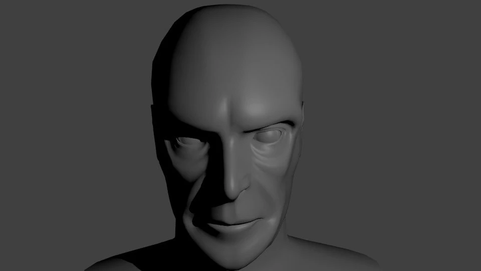 head 1 3D Model .c4d .max .obj .3ds .fbx .stl .blend 