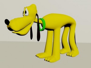 pluto Modello 3D