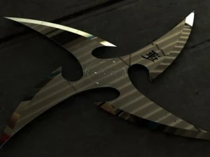 long throwing star 3D Model