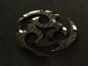 Tri star shuriken ninja star Modèle 3D