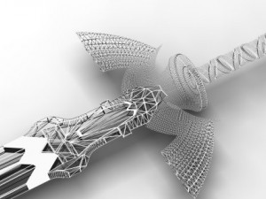 Master sword 3D Модель