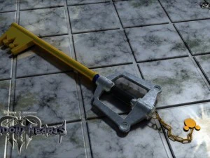 Ключ королевства Keyblade HD 3D Модель