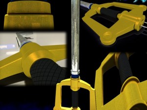 Keyblade kingdom key hd 3D Model