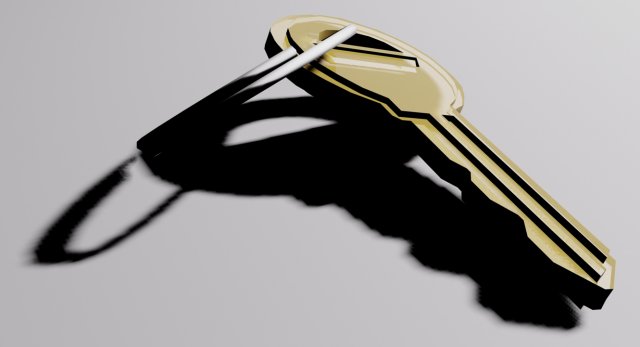 gold key Modèle 3D .c4d .max .obj .3ds .fbx .stl .blend 