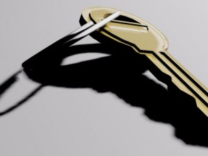 gold key 3D Model