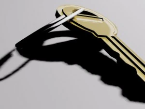 золотий ключ 3D Модель