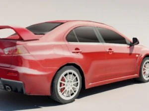 mitsubishi lancer evolution x 3D Model