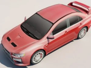 mitsubishi lancer evolution x 3D Model