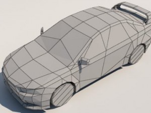 mitsubishi lancer evolution x 3D-Modell