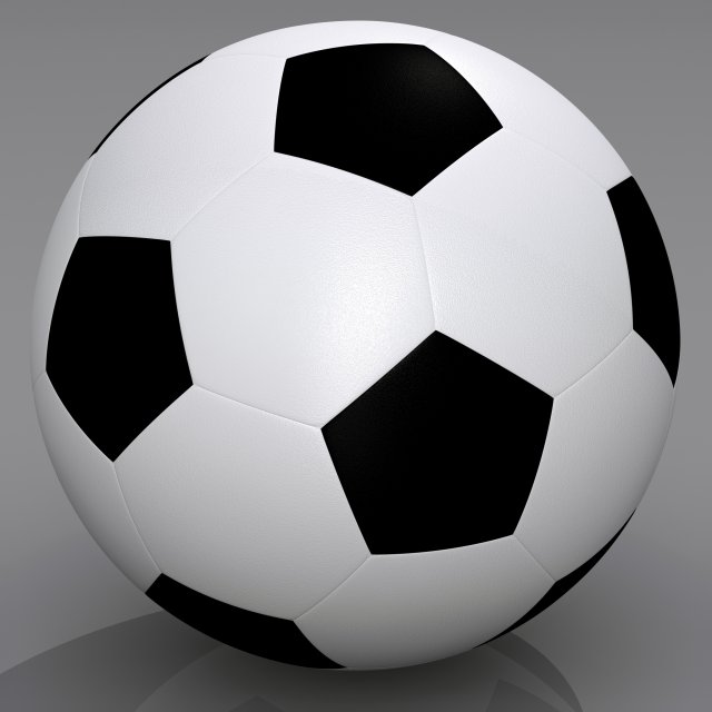 football ball Modelo 3D .c4d .max .obj .3ds .fbx .stl .blend 
