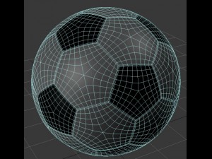 football ball Modelo 3D