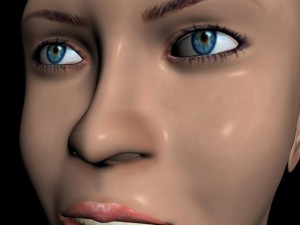 female head Model 3D