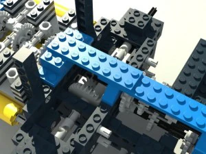 lego technic chassis 8860 3D Model